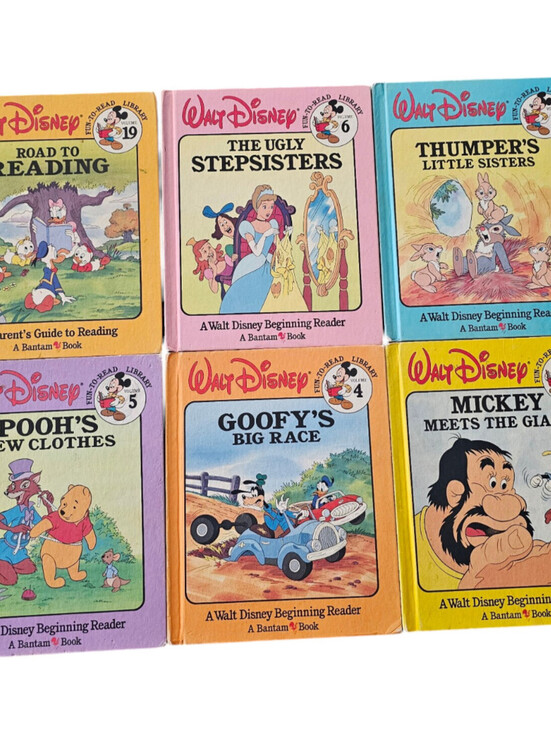 Other - Vintage Walt Disney Fun-To-Read Library Educational Books 6 Volumes